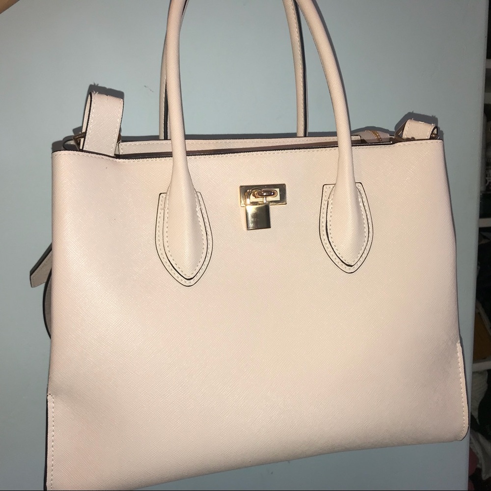 Cream Large Tote